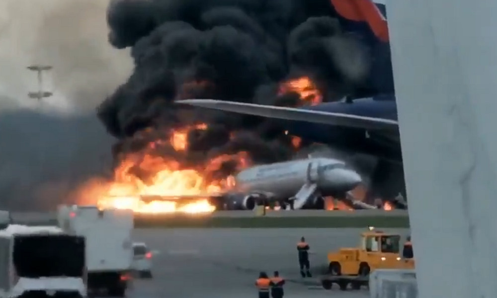 41 Dead After Plane Crash Lands Catches Fire At Moscow