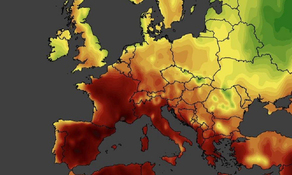 Temperature In France Breaks Record As European Heat Wave Continues ...