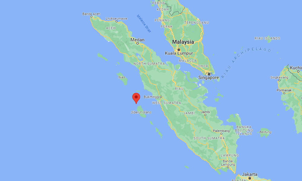 barisan mountains map