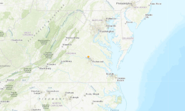 Earthquake today richmond va