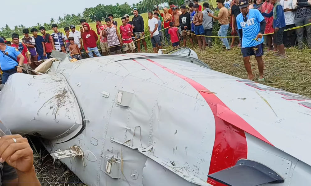 U.S. military-contracted plane crashes in the Philippines, killing 4 - BNO News