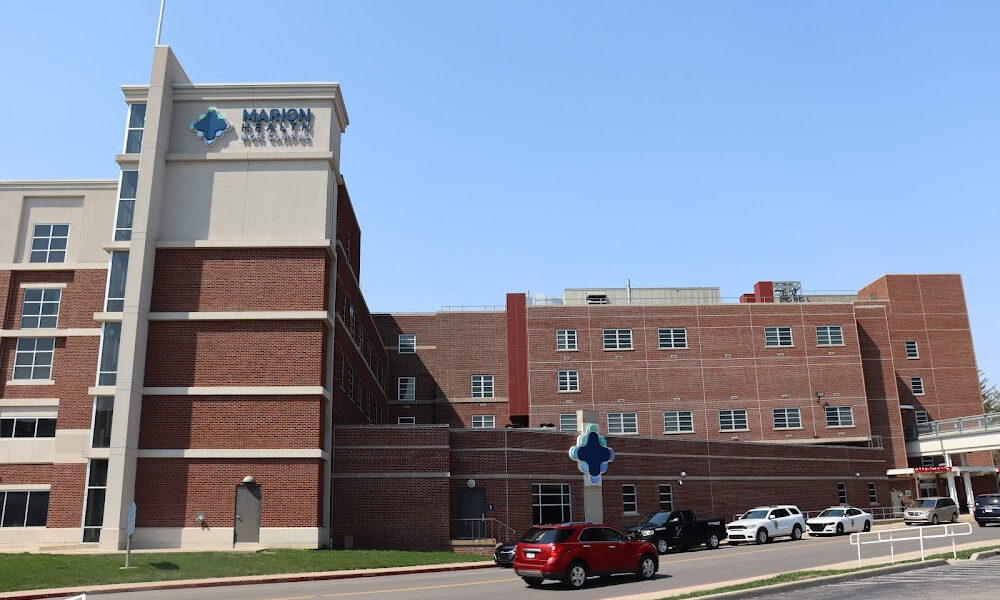 Police officer killed by own gun at Marion Health Hospital in Indiana