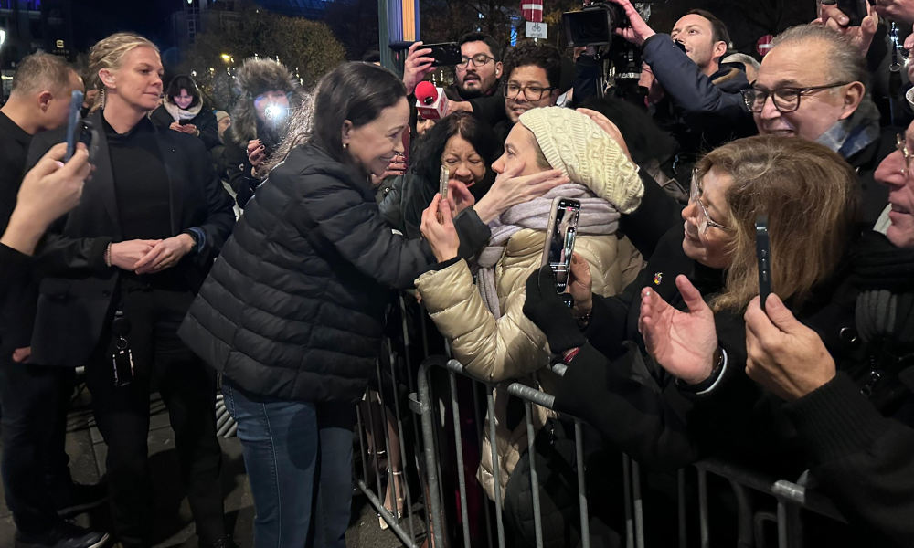 María Corina Machado arrives in Oslo after Nobel ceremony